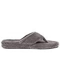 ACORN Women's New Spa Thong Slipper,Small,Grey