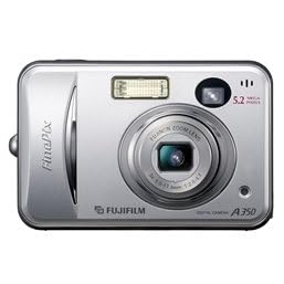 Fujifilm FinePix A350 Digital Camera - Silver (5MP, 3 x Optical Zoom) 1.7 inch LCD