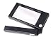 Square Lighted Magnifier with 2x Magnification and 6x Inset Lens Image