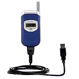 Classic Straight USB Cable for the Motorola V260 with Power Hot Sync and Charge capabilities - Gomadic Brand w/ TipExchange Technology