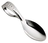 Christening gift idea Childs sterling silver spoon with loop handle