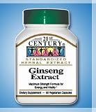 Ginseng Extract - 200 Vegetarian Capsules