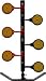 Do-All Traps 9mm - 30-06 Steel Round Up Spinner Target