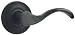 Baldwin Wave Lever Passage Set, Oil Rubbed Bronze #5455.102.PASS