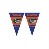 Florida Gators NCAA 25Ft String Of 6 x 9 Party Pennants (Flags)