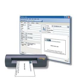 CSSN Portable Business Card Scanner and Reader - Scan2Contacts
