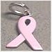   - Enamel and Sterling Silver Pink Breast Cancer Awareness Ribbon