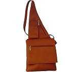 David King Leather 370 Flap Over Cross Body Bag