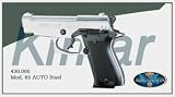 Blank Firing Replica Guns- Mod 85 Auto 8MM Chrome Starter Pistol