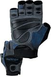 Harbinger 1210 Big Grip Non WristWrap Glove (Charcoal/Steel Blue)