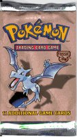 Cover image : Pokemon Fossil American Trading Card Game Booster Pack