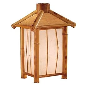 Asian Home D�cor - 18 Takeya Tropical Bamboo and Rice Paper Japanese Lantern Oriental Lamp by ORIENTAL FURNITURE