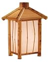 Asian Home D&eacute;cor - 18" Takeya Tropical Bamboo & Rice Paper Japanese Lantern Oriental Lamp
