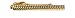 Gold plated tie bar
