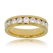 1 Carat Diamond Anniversary Ring in 14 Karat Yellow Gold