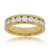 14Kt Yellow Gold Anniversary Ring w 1 Carat of Diamonds