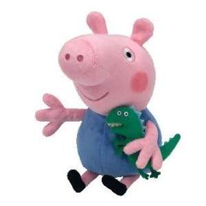 Ty Beanie Baby Peppa Pig George Doll Toy