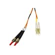 Cables To Go 38624 LC/ST Plenum-Rated Duplex 62.5/125 Multimode Fiber Patch Cable (30 Meter, Orange)