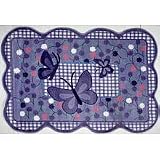 Fun Rugs TSC-225 3958 Purple Butterfly Accent Rug, 39-Inch by 58-Inch