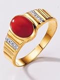 Produkt-Bild: Damenring 8 Karat (333) Gelbgold Gr.52