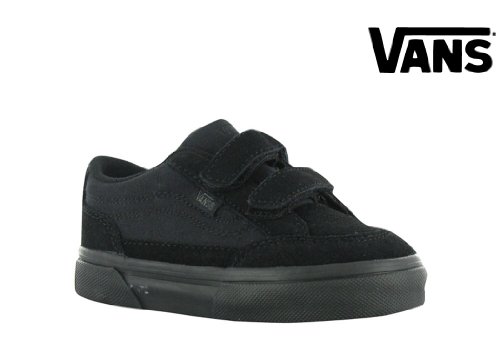 Vans Boy's Bearcat V Skate Shoe (Toddler) Black/Black