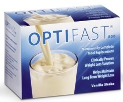 OPTIFAST 800 Vanilla Shake Powder 12 Cartons (84 Packets)