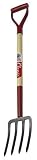 Ames True Temper Classic 4-Tine Spading Fork With D-Grip Wood Handle #1890100