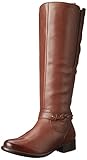 Clarks Women's Plaza Market Riding Boot, Brown Leather, 9 M US