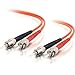 C2G/Cables to Go 9127 ST/ST Duplex 62.5/125 Multimode Fiber Patch Cable (15 Meters, Orange)
