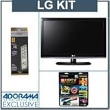 LG 32LK330 32 inch Class LCD HDTV, with Accessory Kit (2 HDMI Cables, 1 RGB ....