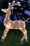 Garden Christmas Lights - Standing Reindeer
