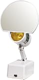 Floxite Fl-510 10x Magnifying 5-inch Mirror Light, White, Frosted White