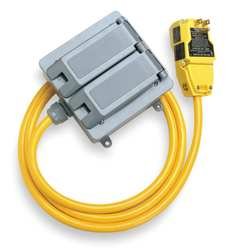 Power First 5YL44 GFCI Quad Box, 15 A