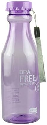 550ml BPA Free Bicycle Sports Unbreakable Plastic Water Bottle (Light Purple)