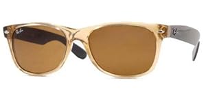 Ray Ban Sunglasses RB 2132 New Wayfarer 945L Honey/Crystal Brown, 55mm