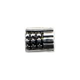 Eve's Addiction US Flag Bead - Pandora Bead & Bracelet Compatible