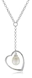 ELLE Jewelry Heart Pearl Open Sterling Silver Necklace, 16 31F61jObhyL. SL160 ELLE Jewelry Heart Pearl Open Sterling Silver Necklace, 16