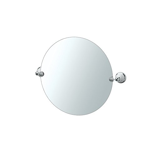 Franciscan, Frameless Round Mirror, Chrome