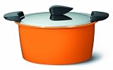 Kuhn Rikon Hotpan Braiser 4.8 Quart, Orange