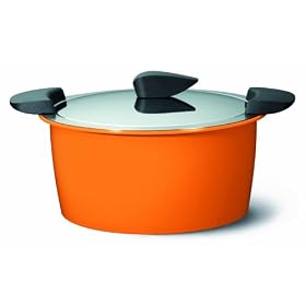 Kuhn Rikon Hotpan Braiser 4.8 Quart, Orange by Kuhn Rikon