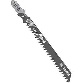 Bosch 111C 4-Inch, 8-Tooth Jig Saw Blades (5-Pack) by Bosch