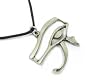 The Eye of Horus Pewter Pendant with Cord Necklace, The Egyptian Collection