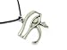 The Eye of Horus Pewter Pendant with Cord Necklace, The Egyptian Collection