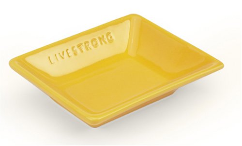 LIVESTRONG by Chantal Snack Plate, Glossy Golden Yellow