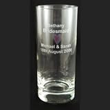 Review PSUK  / Hearts Hi Ball Glasses. Can be personalised with up to 40 characters/letters