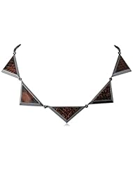 House of Harlow 1960 Triptych Collar Necklace, 20"
