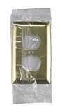 : Sierraplex Brass Wallplate (SB8PBCC25)