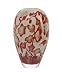 Kosta Boda Floating Flowers 10-5/8-Inch Vase, Large Red