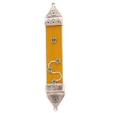 Mezuzah, Shin Yellow by Judaica, Ety
