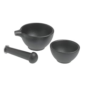 <b>Typhoon 3-Piece Cast Iron Pestle and Mortar Set</b>